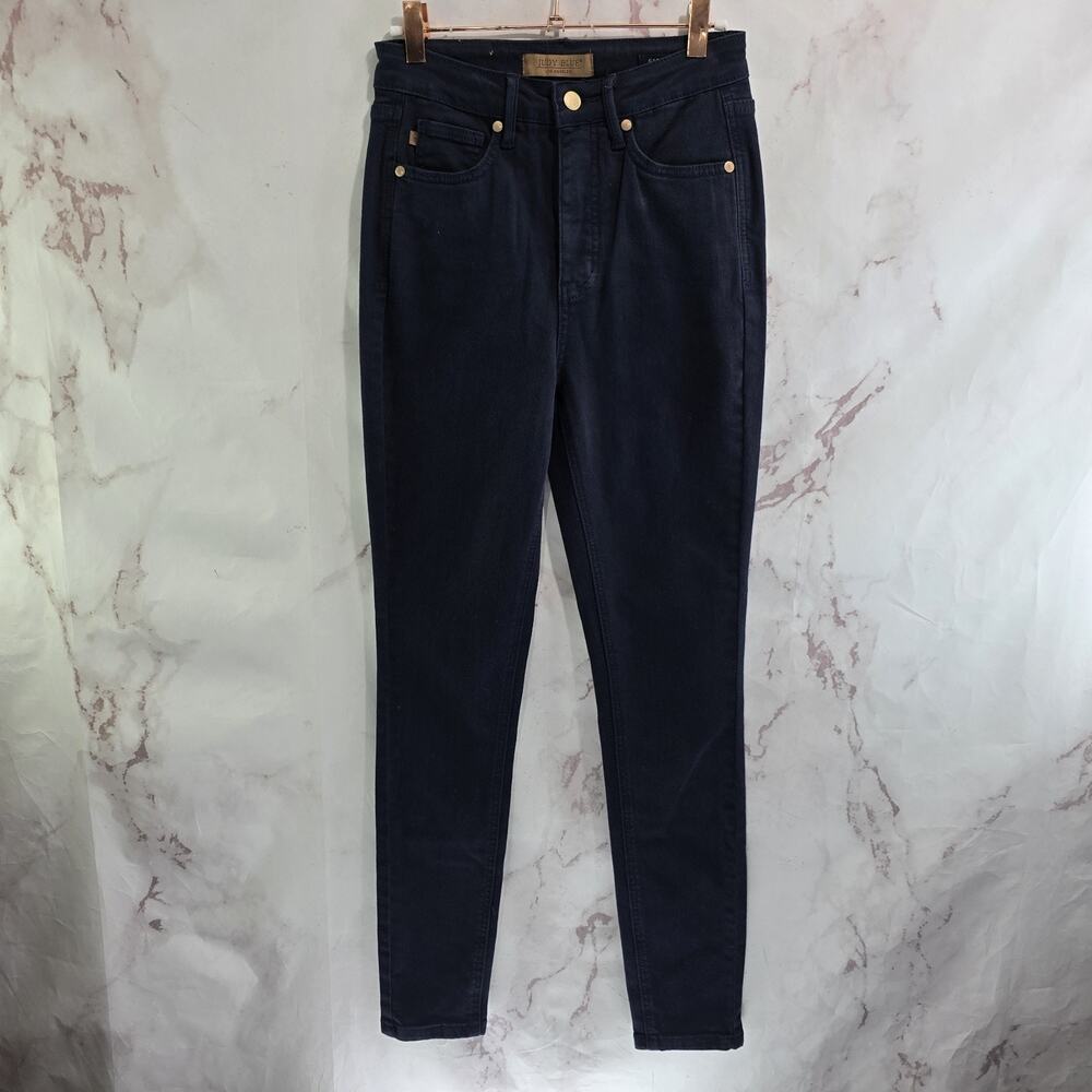 Judy Blue Jean Women 26 3 X 29 Black High Rise Skinny Denim Garment Gyed - Picture 5 of 13